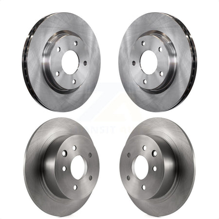 Front Rear Disc Brake Rotors Kit For Nissan Sentra K8-101629 by Top Quality