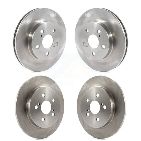 Front Rear Disc Brake Rotors Kit For Toyota Prius Corolla Prime AWD-e K8-101718 by Top Quality