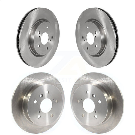 Front Rear Disc Brake Rotors Kit For Toyota Camry K8-101730 by Top Quality