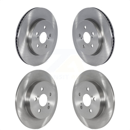 Front Rear Disc Brake Rotors Kit For Toyota Corolla K8-101739 by Top Quality