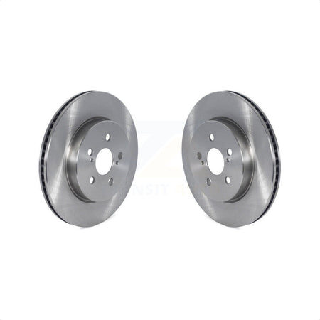 Front Disc Brake Rotors Pair For Toyota Corolla Prius Prime K8-101775 by Top Quality