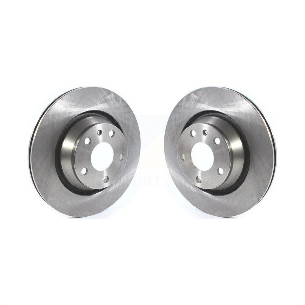 Rear Disc Brake Rotors Pair For Audi TT Quattro RS K8-101786 by Top Quality