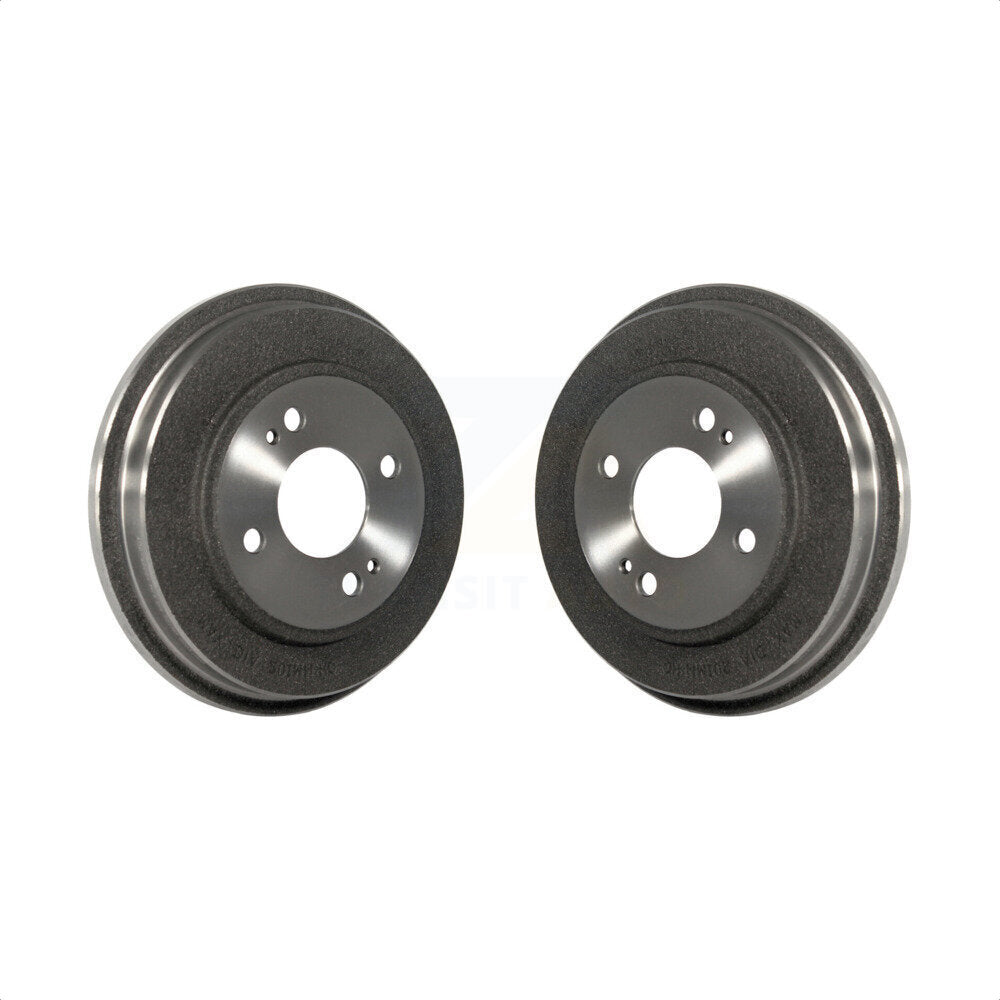 Rear Brake Drums Pair For Honda Civic Fit Insight K8-101845 by Top Quality