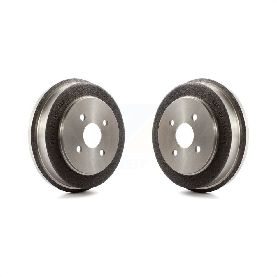 Rear Brake Drums Pair For Chevrolet Cobalt Saturn Ion Pontiac G5 Pursuit K8-101862 by Top Quality