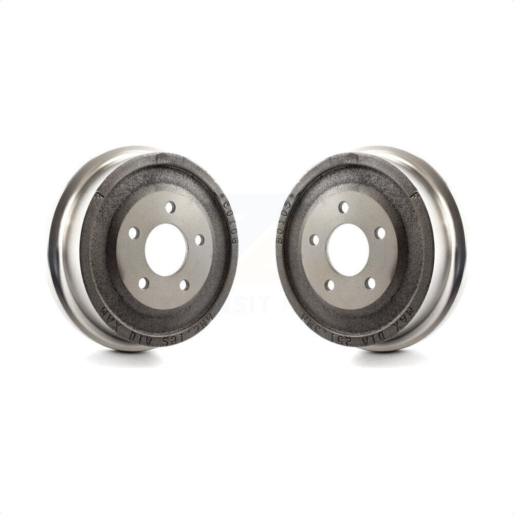 Rear Brake Drums Pair For Saturn Vue Chevrolet Equinox Pontiac Aztek Torrent K8-101874 by Top Quality