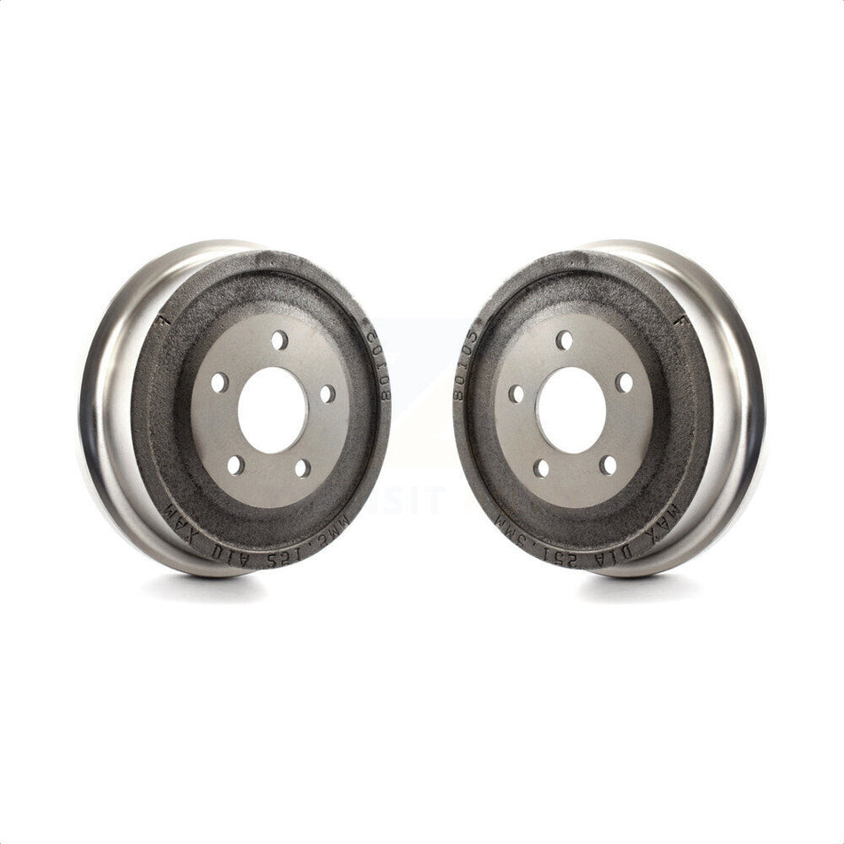 Rear Brake Drums Pair For Saturn Vue Chevrolet Equinox Pontiac Aztek Torrent K8-101874 by Top Quality