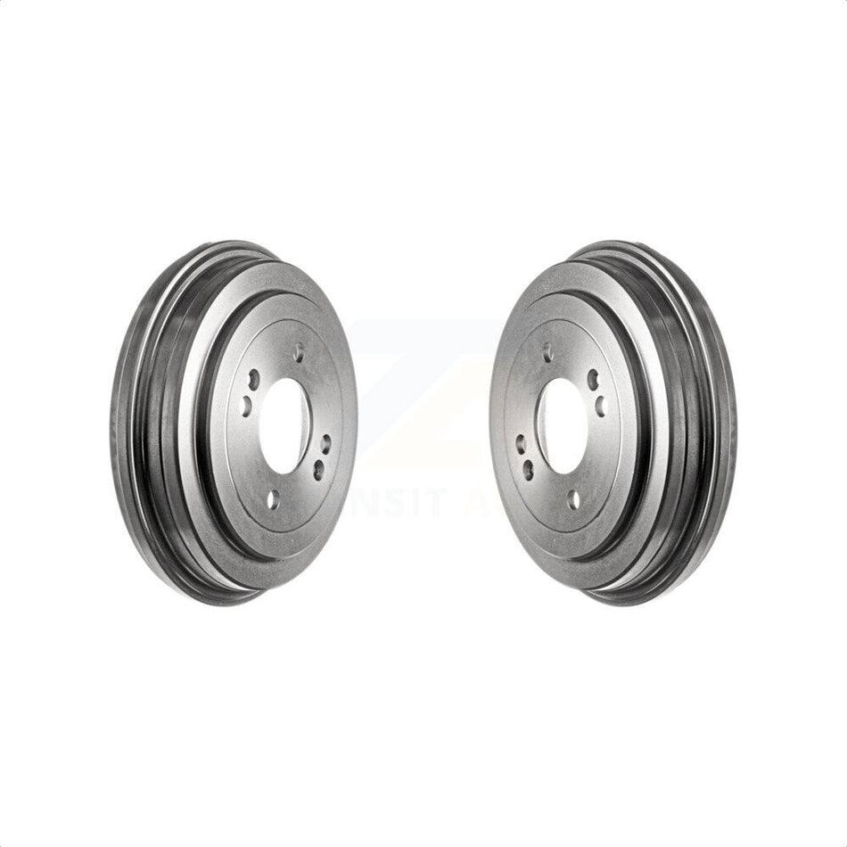 Rear Brake Drums Pair For Hyundai Accent Kia Rio Rio5 K8-101876 by Top Quality