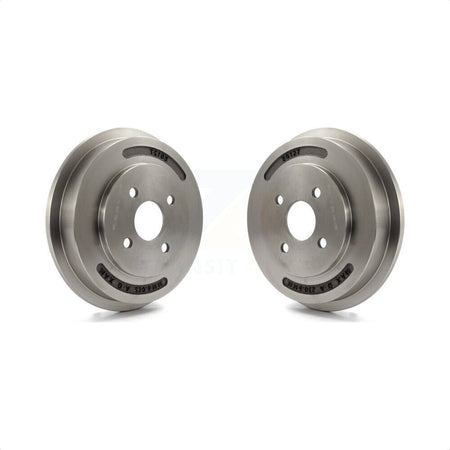 Rear Brake Drums Pair For Chevrolet Cobalt Pontiac G5 With 4 Lug Wheels K8-101883 by Top Quality