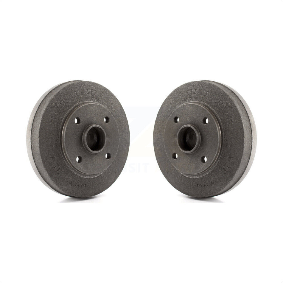 Rear Brake Drums Pair For 2003-2005 Kia Rio 4-Wheel ABS K8-101891 by Top Quality