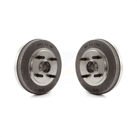 Rear Brake Drums Pair For 2003-2005 Kia Rio Non-ABS K8-101892 by Top Quality