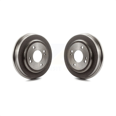 Rear Brake Drums Pair For Honda Civic Fit Accord Acura EL K8-101933 by Top Quality