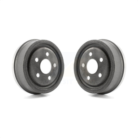 Rear Drums Pair For Chevrolet Cavalier Pontiac Sunfire Grand Am Corsica Buick Skylark Oldsmobile Beretta Sunbird Achieva Cutlass Calais Skyhawk Citation J2000 Firenza Cadillac Cimarron Omega K8-101937 by Top Quality