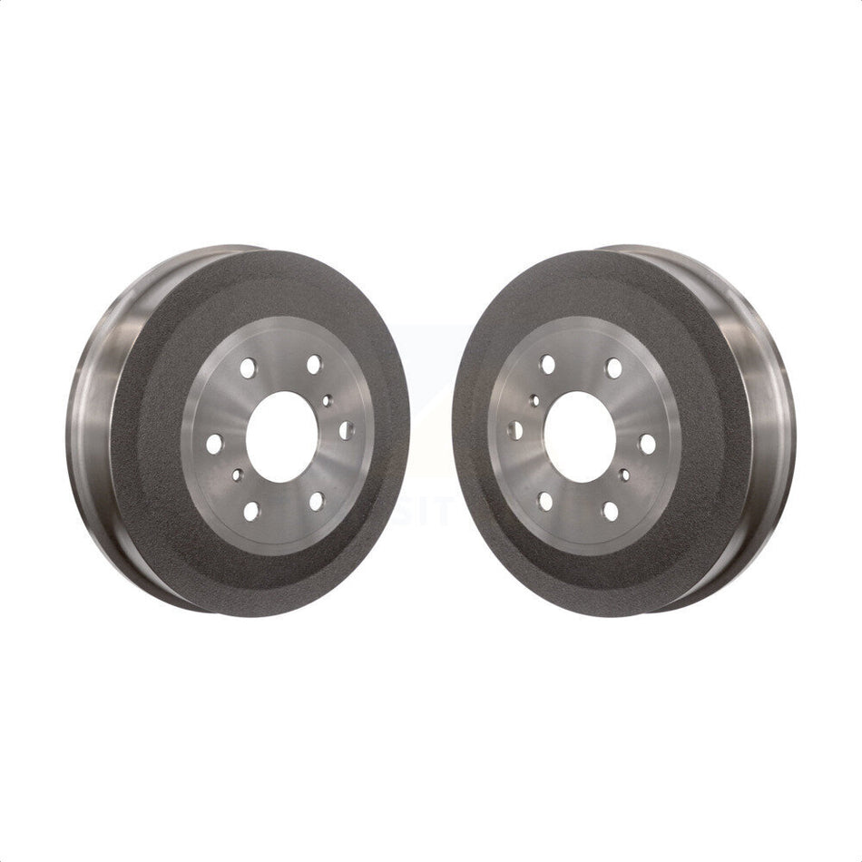 Rear Brake Drums Pair For 2009-2013 Chevrolet Silverado 1500 GMC Sierra K8-101957 by Top Quality