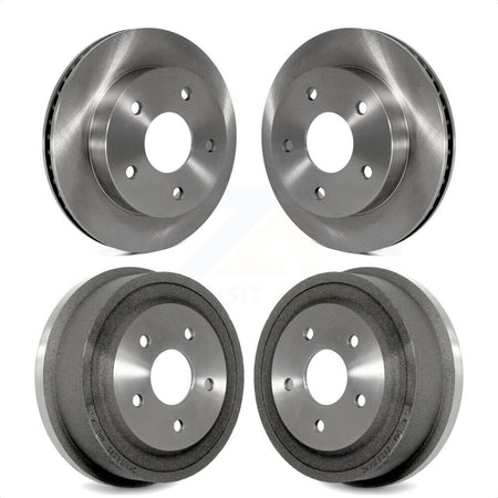 Front Rear Disc Brake Rotors Drums Kit For 2000-2001 Dodge Ram 1500 RWD K8-101979 by Top Quality