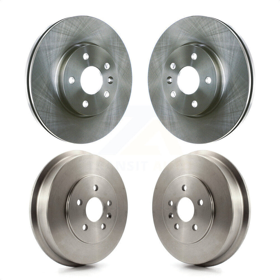 Front Rear Disc Brake Rotors Drums Kit For Chevrolet Cruze Limited K8-101982 by Top Quality