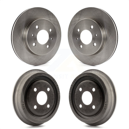 Front Rear Disc Brake Rotors Drums Kit For Saturn SL2 SL1 SC2 SL SC1 SW2 SW1 SC K8-101988 by Top Quality