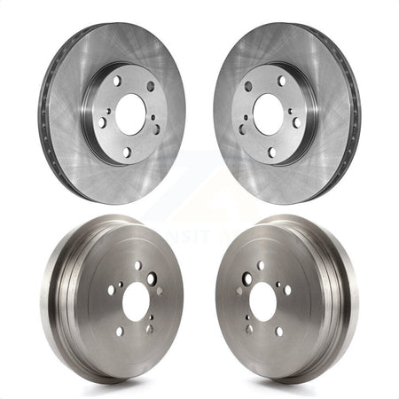 Front Rear Disc Brake Rotors Drums Kit For Toyota Camry K8-101991 by Top Quality