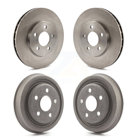 Front Rear Disc Brake Rotors Drums Kit For Dodge Chrysler LeBaron Shadow Plymouth Sundance 600 Dynasty Lancer Daytona Town & Country K8-102013 by Top Quality