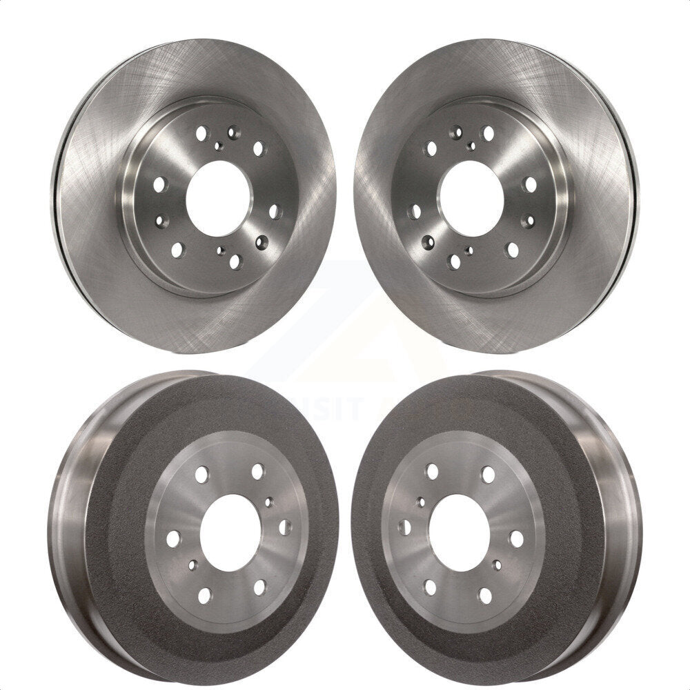 Front Rear Disc Brake Rotors Drums Kit For Chevrolet Silverado 1500 GMC Sierra K8-102028 by Top Quality