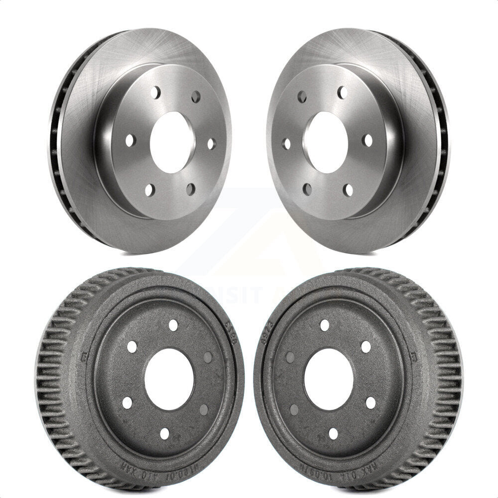 Front Rear Disc Brake Rotors Drums Kit For Chevrolet K1500 GMC Tahoe Yukon Blazer K8-102036 by Top Quality