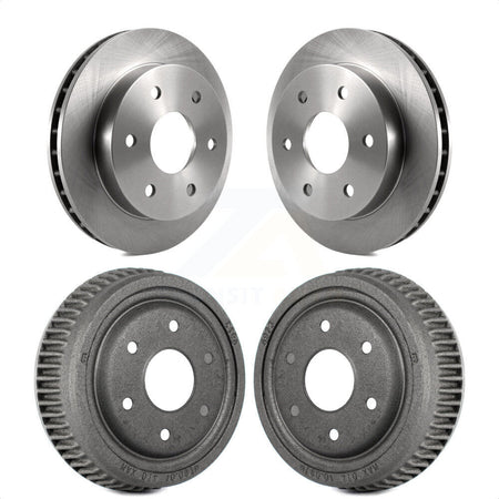 Front Rear Disc Brake Rotors Drums Kit For Chevrolet K1500 GMC Tahoe Yukon Blazer K8-102036 by Top Quality