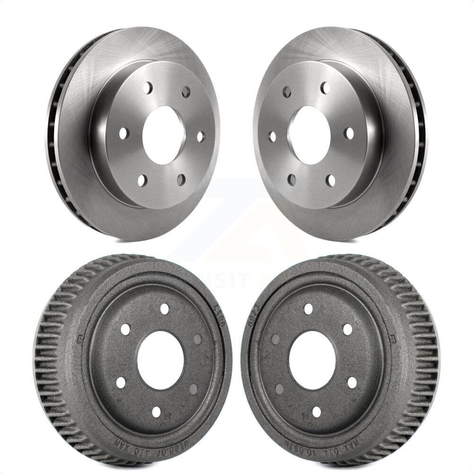 Front Rear Disc Brake Rotors Drums Kit For Chevrolet K1500 GMC Tahoe Yukon Blazer K8-102036 by Top Quality