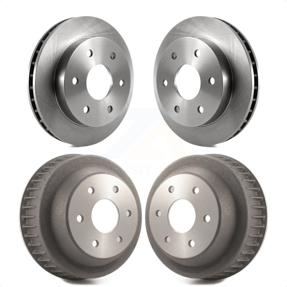 Front Rear Disc Brake Rotors Drums Kit For K1500 Chevrolet GMC K2500 K8-102037 by Top Quality