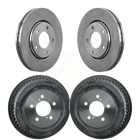 Front Rear Disc Brake Rotors Drums Kit For Dodge Chrysler Town & Country Grand Caravan Voyager K8-102052 by Top Quality