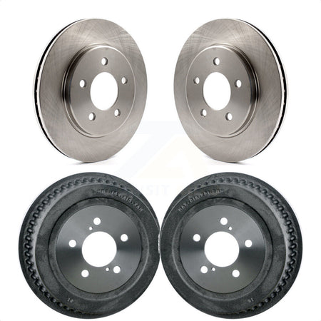 Front Rear Disc Brake Rotors Drums Kit For Dodge Grand Caravan Chrysler Town & Country Plymouth Voyager K8-102054 by Top Quality