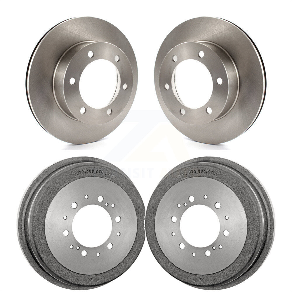 Front Rear Disc Brake Rotors Drums Kit For Toyota Tacoma 4Runner K8-102063 by Top Quality