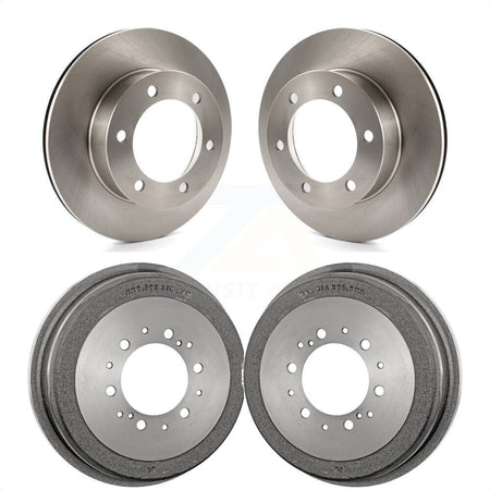 Front Rear Disc Brake Rotors Drums Kit For Toyota Tacoma 4Runner K8-102063 by Top Quality