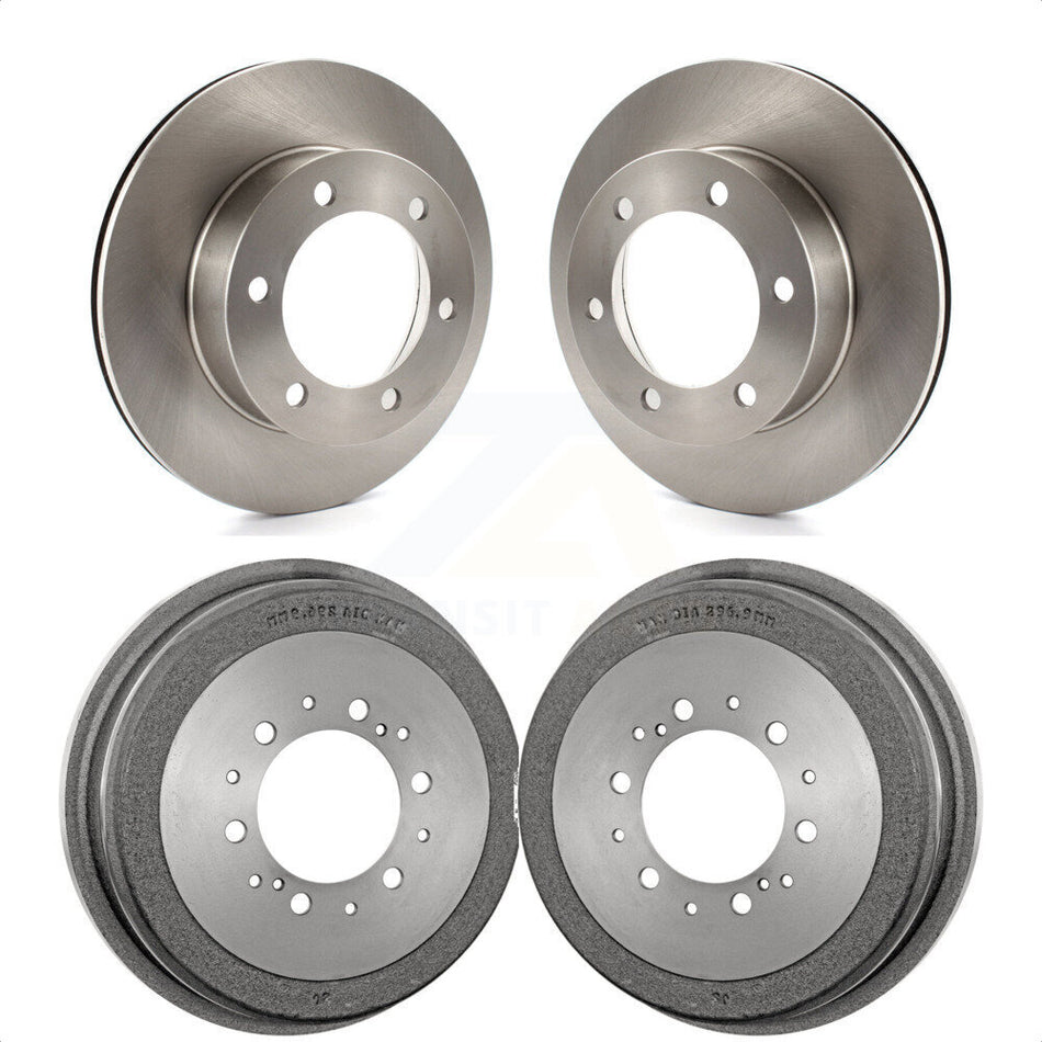 Front Rear Disc Brake Rotors Drums Kit For Toyota Tacoma 4Runner K8-102063 by Top Quality