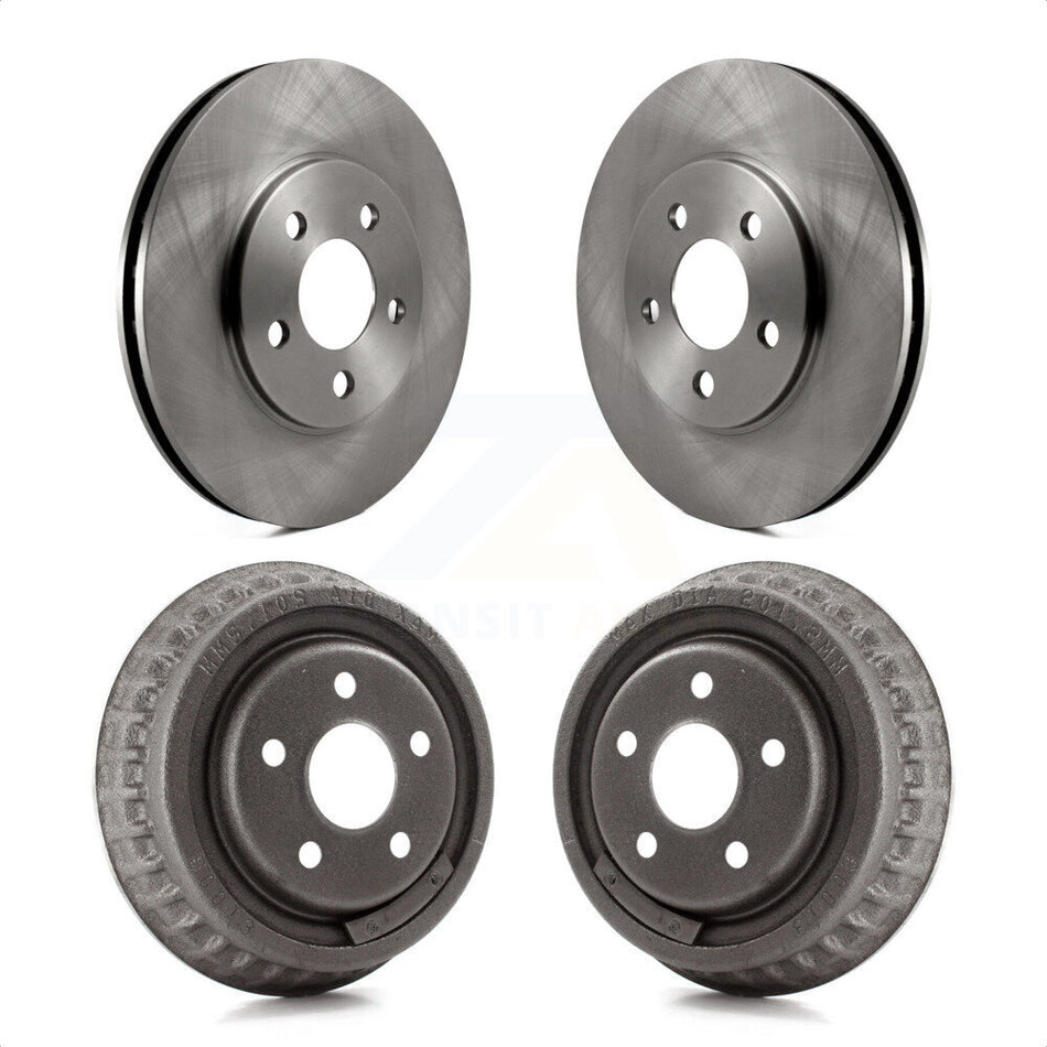 Front Rear Disc Brake Rotors Drums Kit For Dodge Stratus Chrysler Cirrus Plymouth Breeze K8-102072 by Top Quality