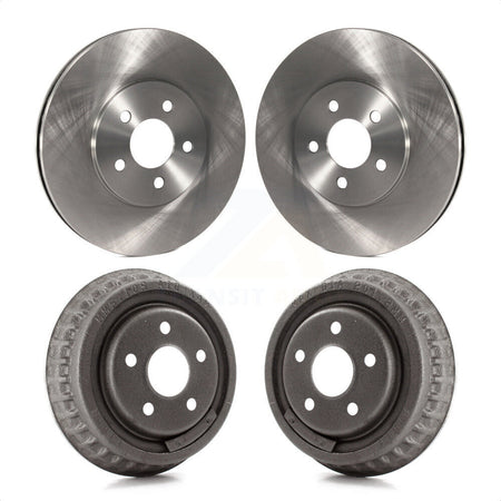 Front Rear Disc Brake Rotors Drums Kit For Dodge Stratus Chrysler Cirrus Plymouth Breeze K8-102073 by Top Quality