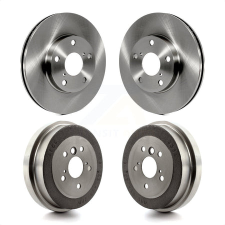 Front Rear Disc Brake Rotors Drums Kit For Toyota RAV4 K8-102079 by Top Quality