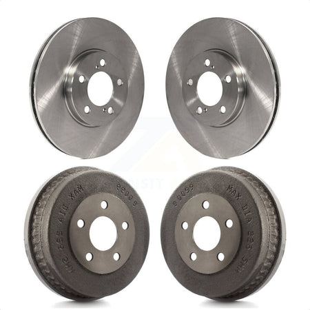 Front Rear Disc Brake Rotors Drums Kit For Ford Taurus Mercury Sable K8-102085 by Top Quality