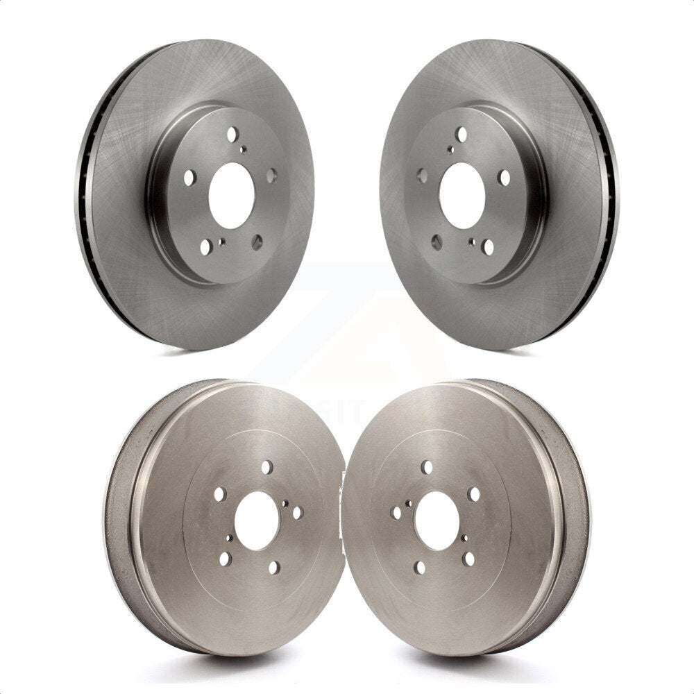 Front Rear Disc Brake Rotors Drums Kit For 2004-2010 Toyota Sienna K8-102106 by Top Quality