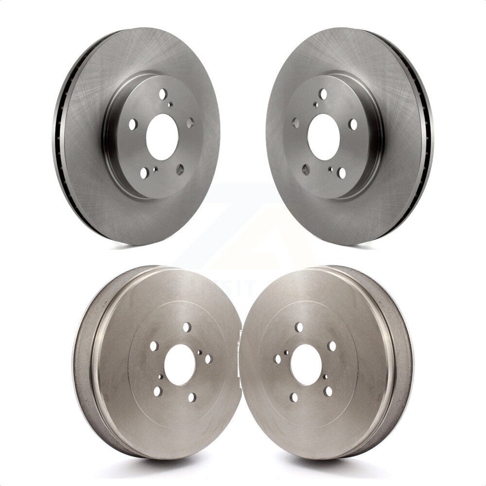 Front Rear Disc Brake Rotors Drums Kit For 2004-2010 Toyota Sienna K8-102106 by Top Quality