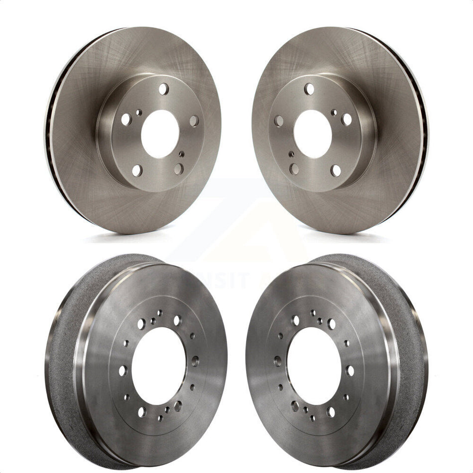 Front Rear Disc Brake Rotors Drums Kit For 2015 Toyota Tacoma 4WD With 5 Lug Wheels K8-102110 by Top Quality