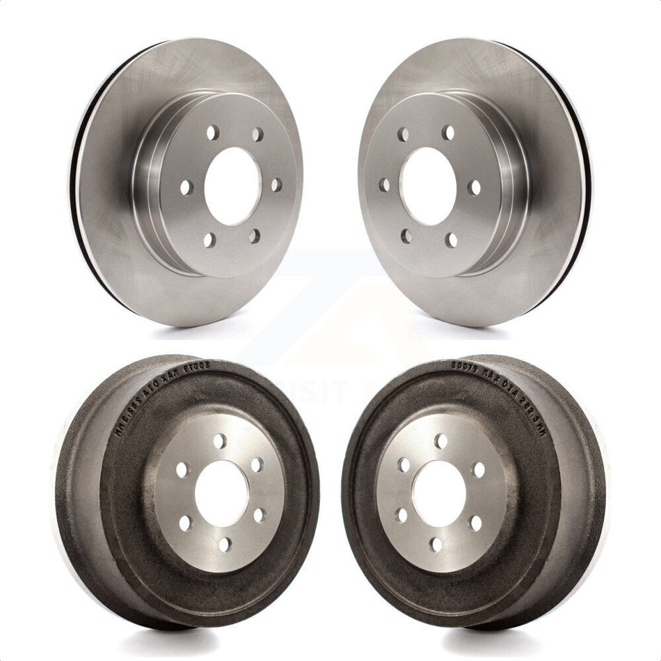 Front Rear Disc Brake Rotors Drums Kit For Dodge Dakota Durango K8-102112 by Top Quality