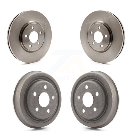 Front Rear Disc Brake Rotors Drums Kit For 2003 Dodge Neon SRT-4 K8-102115 by Top Quality