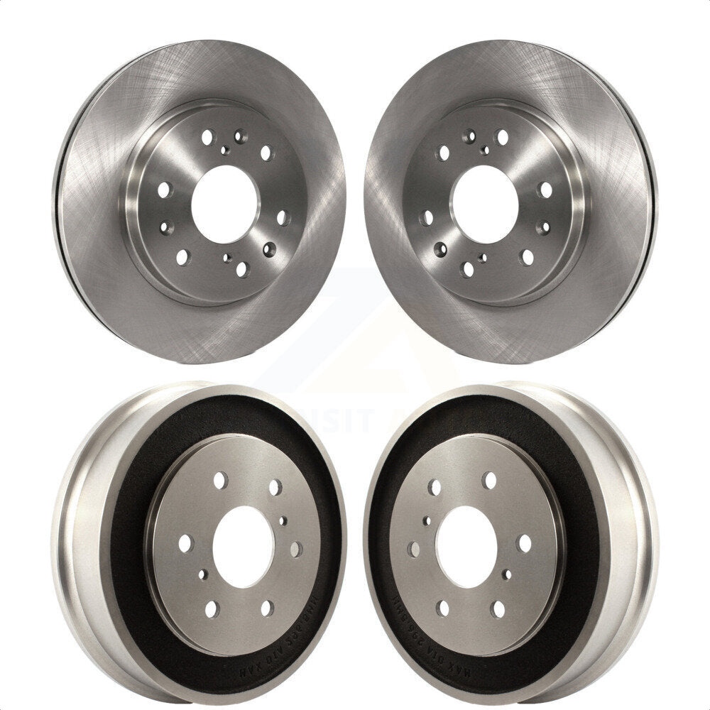 Front Rear Disc Brake Rotors Drums Kit For Chevrolet Silverado 1500 GMC Sierra Classic K8-102116 by Top Quality