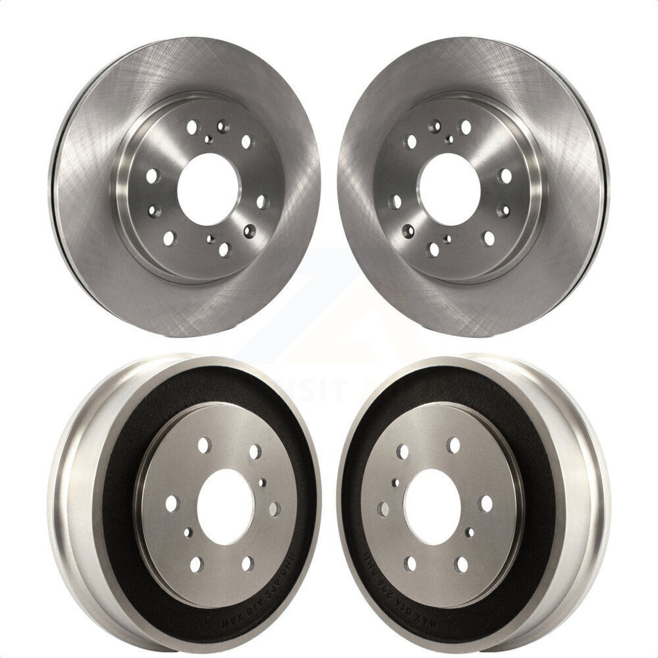 Front Rear Disc Brake Rotors Drums Kit For Chevrolet Silverado 1500 GMC Sierra Classic K8-102116 by Top Quality