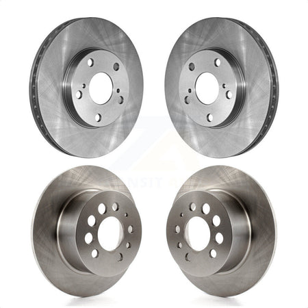 Front Rear Disc Brake Rotors Drums Kit For 1998-2003 Toyota Sienna K8-102129 by Top Quality