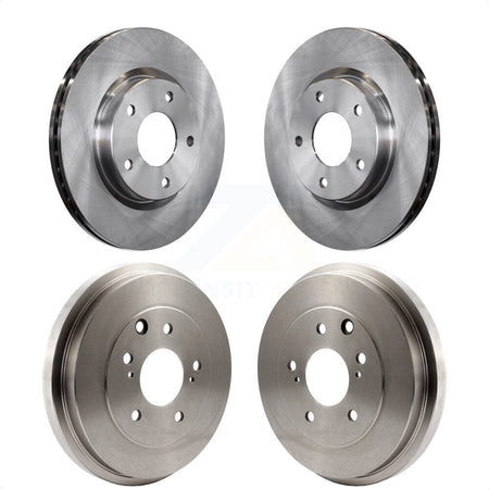 Front Rear Disc Brake Rotors Drums Kit For Nissan Sentra K8-102158 by Top Quality