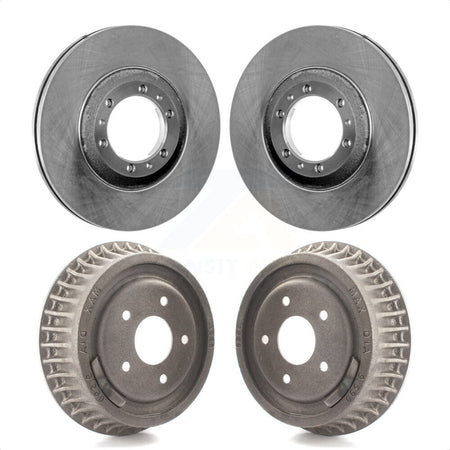 Front Rear Disc Brake Rotors Drums Kit For Chevrolet Camaro Pontiac Firebird K8-102181 by Top Quality