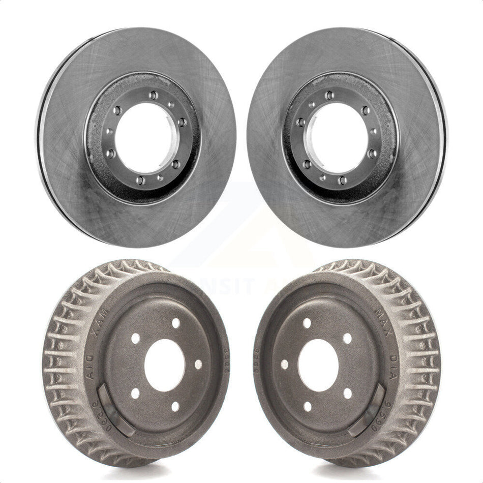 Front Rear Disc Brake Rotors Drums Kit For Chevrolet Camaro Pontiac Firebird K8-102181 by Top Quality