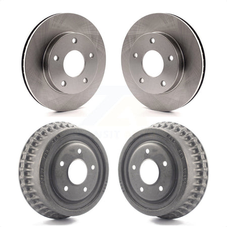 Front Rear Disc Brake Rotors Drums Kit For Chevrolet S10 GMC Blazer S15 Jimmy Sonoma Buick Riviera Oldsmobile Toronado Syclone Bravada K8-102184 by Top Quality