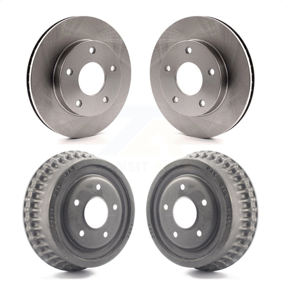 Front Rear Disc Brake Rotors Drums Kit For Chevrolet S10 GMC Blazer S15 Jimmy Sonoma Buick Riviera Oldsmobile Toronado Syclone Bravada K8-102184 by Top Quality