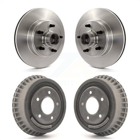 Front Rear Disc Brake Rotors Drums Kit For Chevrolet Astro GMC Safari K8-102199 by Top Quality